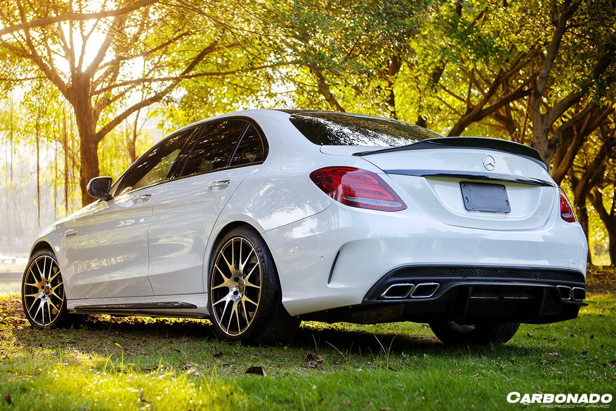 2015 - 2021 Mercedes Benz C-Class W205 Sedan PS Style Trunk Spoiler